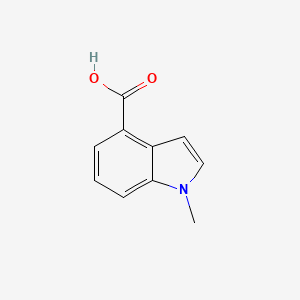 Chemical structure of 1-Methyl-4-indolecarboxylic Acid