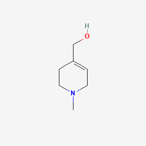 Chemical structure of 1,2,3,6-Tetrahydro-1-methylpyridine-4-methanol
