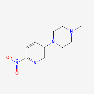 Chemical structure of 1-Methyl-4-(6-nitropyridin-3-yl)piperazine