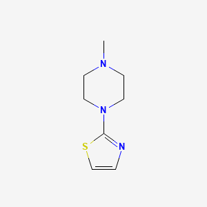 Chemical structure of 1-Methyl-4-(1,3-Thiazol-2-Yl)Piperazine