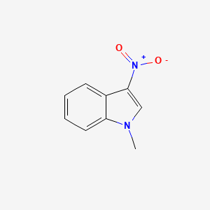 Chemical structure of 1-Methyl-3-nitro-1H-indole