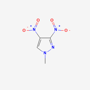 Chemical structure of 1-Methyl-3,4-Dinitro-1H-Pyrazole