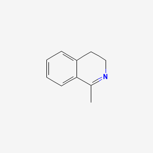 Chemical structure of 1-Methyl-3,4-dihydroisoquinoline