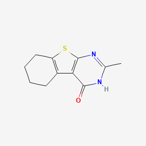 Chemical structure of 1-Methyl-3-((phenylthio)methyl)-1H-pyrazol-5-ol