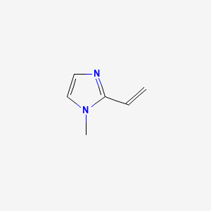 Chemical structure of 1-Methyl-2-vinyl-1H-imidazole