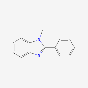 Chemical structure of 1-Methyl-2-phenylbenzimidazole