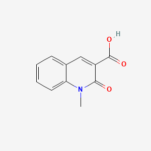 Chemical structure of 1-Methyl-2-oxo-1,2-dihydroquinoline-3-carboxylic acid