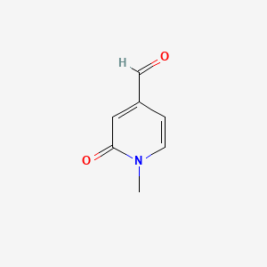 Chemical structure of 1-Methyl-2-oxo-1,2-dihydropyridine-4-carbaldehyde