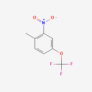 Chemical structure of 2-Nitro-4-(trifluoromethoxy)toluene