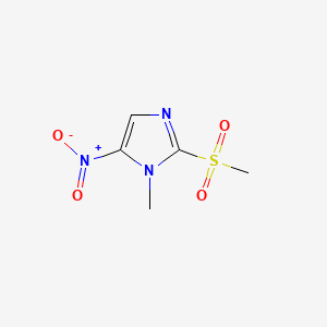Chemical structure of Sulfonidazole