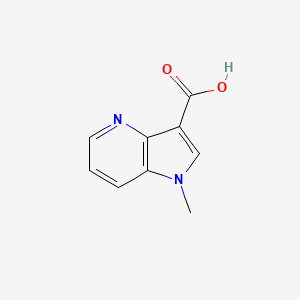 Chemical structure of 1-Methyl-1H-pyrrolo[3,2-b]pyridine-3-carboxylic acid