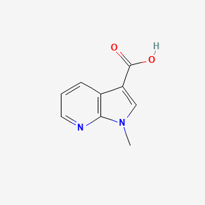 Chemical structure of 1-Methyl-7-azaindole-3-carboxylic acid