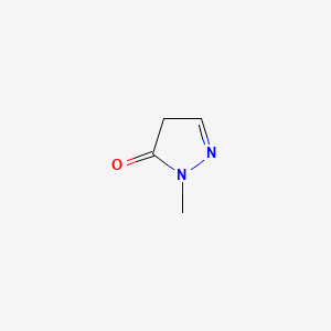 Chemical structure of 1-Methyl-1H-pyrazol-5(4H)-one