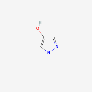 Chemical structure of 1-Methyl-1H-pyrazol-4-ol