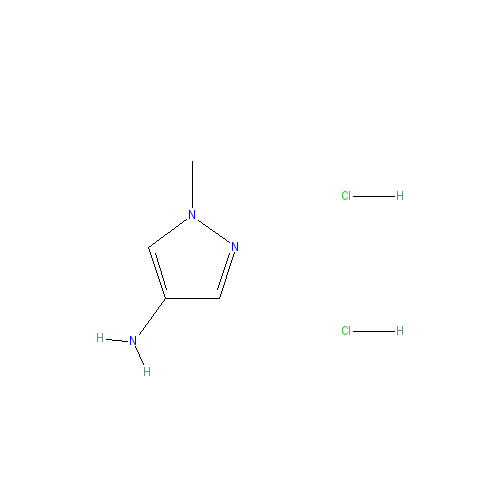 Chemical structure of 1-Methyl-1H-pyrazol-4-amine dihydrochloride
