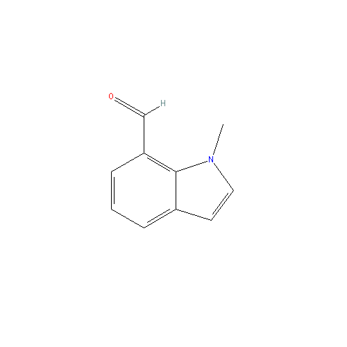 Chemical structure of 1-Methyl-1H-indole-7-carbaldehyde