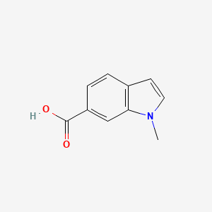 Chemical structure of 1-methyl-1H-indole-6-carboxylic acid