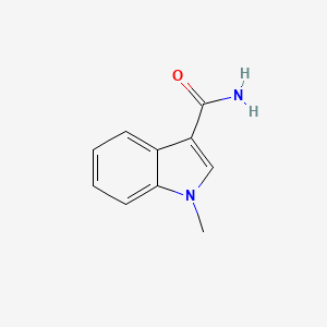 Chemical structure of 1-Methyl-1H-indole-3-carboxamide