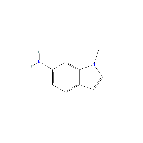 Chemical structure of 1-Methyl-1H-indol-6-amine hydrochloride