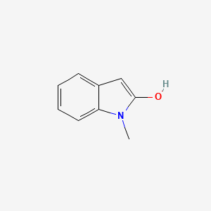 Chemical structure of 1-Methyl-1H-indol-2-ol
