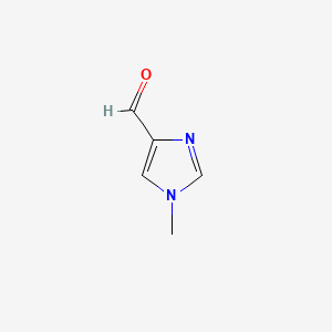 Chemical structure of 1-Methyl-1H-imidazole-4-carbaldehyde