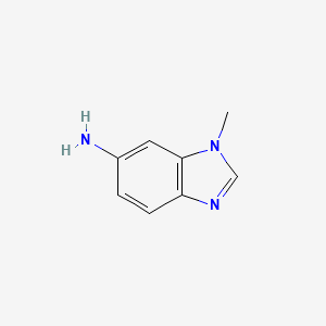 Chemical structure of 1-Methyl-1H-benzimidazol-6-amine