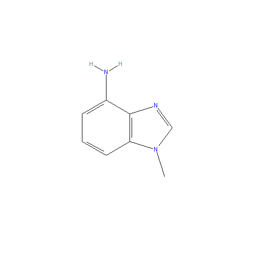 Chemical structure of 4-Amino-1-methylbenzimidazole