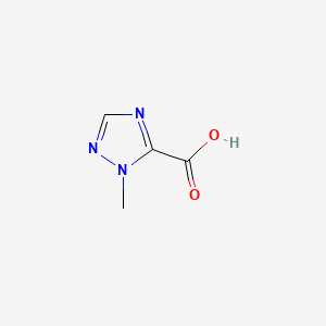 Chemical structure of 1-Methyl-1H-1,2,4-triazole-5-carboxylic acid
