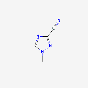 Chemical structure of 1-Methyl-1H-1,2,4-triazole-3-carbonitrile