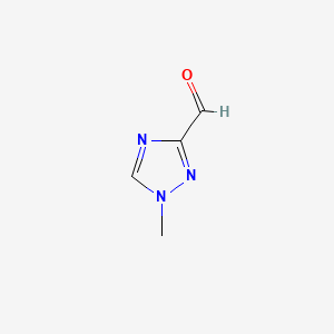Chemical structure of 1-Methyl-1H-1,2,4-triazole-3-carbaldehyde