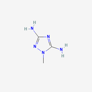 Chemical structure of 1-Methyl-1H-1,2,4-triazole-3,5-diamine