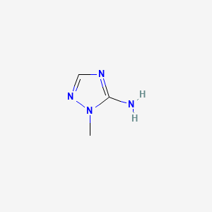 Chemical structure of 1-Methyl-1H-1,2,4-triazol-5-amine
