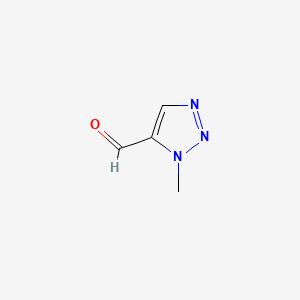 Chemical structure of 1-Methyl-1H-1,2,3-triazole-5-carbaldehyde