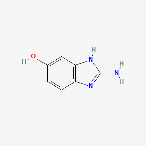 Chemical structure of 1-Methyl-1H,4H,7H-pyrazolo[3,4-b]pyridin-4-one