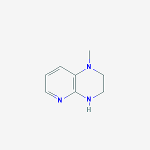 Chemical structure of 1-Methyl-1,2,3,4-tetrahydropyrido[2,3-b]pyrazine