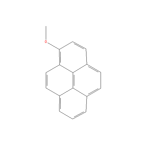 Chemical structure of 1-Methoxypyrene