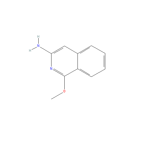 Chemical structure of 1-Methoxyisoquinolin-3-amine