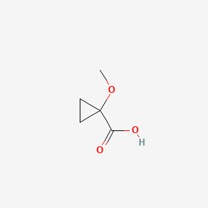Chemical structure of 1-Methoxycyclopropanecarboxylic acid
