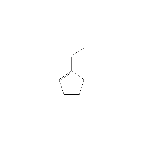 Chemical structure of 1-methoxycyclopentene