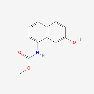 Chemical structure of 1-Methoxycarbonylamino-7-naphthol