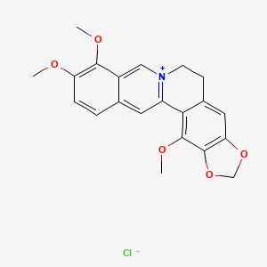 Chemical structure of 1-Methoxyberberine