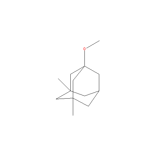 Chemical structure of 1-Methoxy-3,5-dimethyladamantane