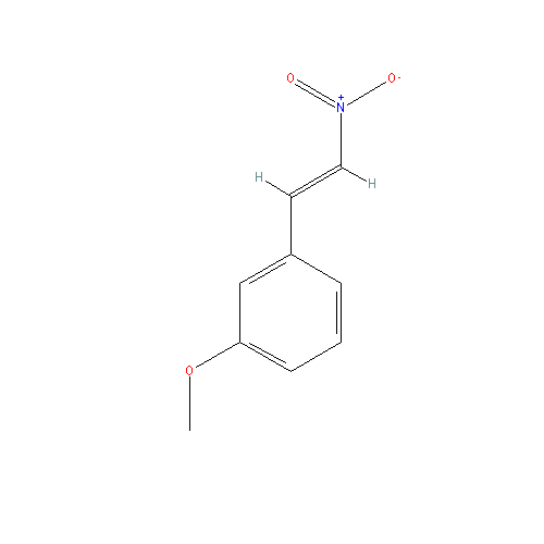Chemical structure of 1-Methoxy-3-(2-nitrovinyl)benzene