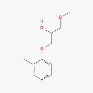 Chemical structure of 1-Methoxy-3-(2-methylphenoxy)-2-propanol