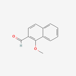 Chemical structure of 1-Methoxy-2-naphthaldehyde