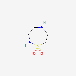Chemical structure of 1,2,5-Thiadiazepane 1,1-dioxide