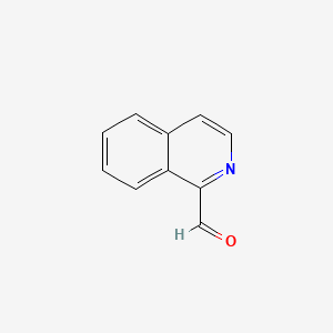 Chemical structure of Isoquinoline-1-carbaldehyde