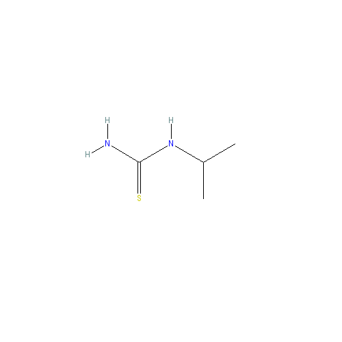 Chemical structure of 1-Isopropylthiourea