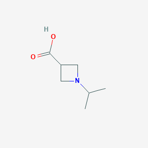 Chemical structure of 1-Isopropylazetidine-3-carboxylic acid