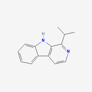 Chemical structure of 1-Isopropyl-9H--carboline